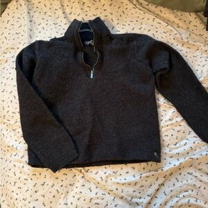 Smartwool Child’s L 100% Merino Wool Half-Zip Sweater